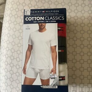 Tommy Hilfiger Men's Cotton Classic T shirts  - Red, Black, White